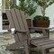Merrick Lane Nassau Set of 2 Adirondack Rocking Chairs with Cup Holder, All-Weather HDPE Indoor/Outdoor Chairs
